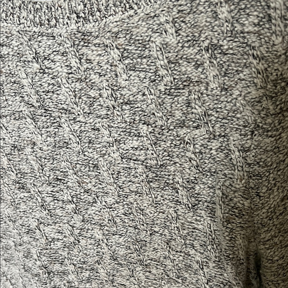 J. Jill Heather Gray Knit Sweatshirt - Picture 3 of 3